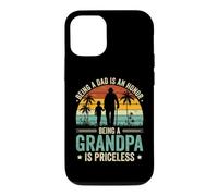 Being a Dad Is an Honor Being a Grandpa Is Priceless Case for iPhone 12/12 Pro