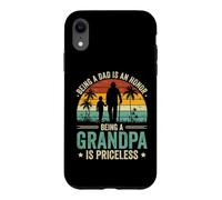 Being a Dad Is an Honor Being a Grandpa Is Priceless Case for iPhone XR