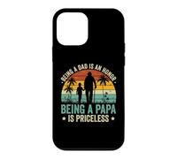 Being a Dad Is an Honor Being a Papa Is Priceless Case for iPhone 12 mini