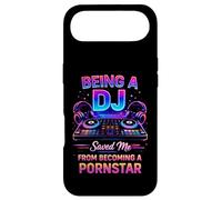 Being A DJ Saved Me From Funny Disc Jockey Music Player Dad Case for iPhone Air
