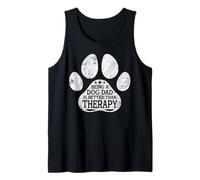 Being A Dog Dad is Better Than Therapy Dog Paw Dog Lover Tank Top
