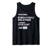 Being A Female LGBTQ Pride Month Trans Transgender Tank Top