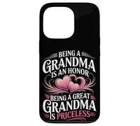 Being A Grandma Is An Honor Great Grandma Priceless Case for iPhone 13 Pro