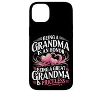 Being A Grandma Is An Honor Great Grandma Priceless Case for iPhone 14 Plus