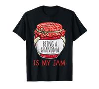 Being A Grandma Is My Jam Fun Cute Grandmother Humor T-Shirt