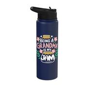 Being A Grandma is My Jam Stainless Steel Insulated Water Bottle