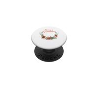 Being A Grandma Makes My Life Complete Butterfly Boho Floral PopSockets Adhesive PopGrip