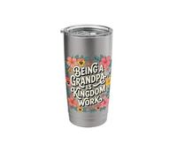 Being A Grandpa is Kingdom Work Stainless Steel Insulated Tumbler