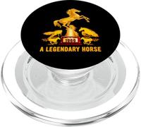 Being A Legendary Horse Since 1966 New Year 2026 Dad And Mom PopSockets PopGrip for MagSafe