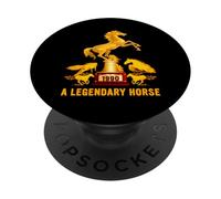Being A Legendary Horse Since 1990 New Year 2026 Daddy Mommy PopSockets Adhesive PopGrip