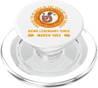 Being A Legendary Snake Since Mar 1953 Funny 72nd Birthday PopSockets PopGrip for MagSafe