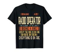 Being a Radio Operator is Easy it's Like Riding a Bike T-Shirt