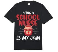 Being a School Nurse is My Jam Comfort Colors Adult Heavyweight T-Shirt