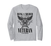 Being A Soldier Choice Being A Veteran Is An Honor Long Sleeve T-Shirt
