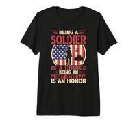 Being A Soldier is A Choice Being Army Veteran is an Honor Premium T-Shirt