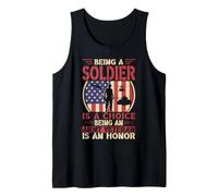 Being A Soldier is A Choice Being Army Veteran is an Honor Tank Top