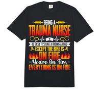 Being a Trauma Nurse is Easy - Funny ER Trauma ICU Nursing Comfort Colors Adult Heavyweight T-Shirt