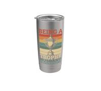 Being A Trophy Husband is Exhausting Funny Marriage Stainless Steel Insulated Tumbler