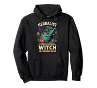 Being A Witch Medicine Plant Herb Pharma Healing Herbalist Pullover Hoodie