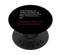 Being Alive is a Special Occasion Daily Gratitude Quote Fun PopSockets Adhesive PopGrip