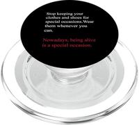Being Alive is a Special Occasion Daily Gratitude Quote Fun PopSockets PopGrip for MagSafe