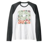 Being an Adult Succs Adulting Plants |- Raglan Baseball Tee
