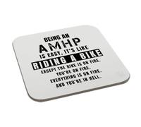 Being an AMHP is Easy It is Like Riding a Bike Coaster Gift Birthday XMas Funny Secret Santa Present Men Women Perfect Mugs®