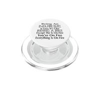 Being An Nurse Is Easy Like Riding A Bike - Funny Nursing PopSockets PopGrip for MagSafe