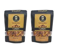 Being Bania Royal Nut Mix, No Palmolein Oil, Cashews, Almonds, Peanuts, Chickpeas, Green Gram Mix, Kaju Badaam Namkeen, Desi Trail Mix, Premium Namkeen Chakna, 280 gm (Pack of 2)