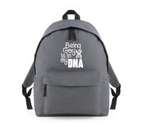 Being Gay is in my DNA Pride Backpack Rucksack 18L Bag - 42 x 31 x 21cm