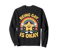 Being Gay Is Okay LGBTQ+ Pride Sweatshirt