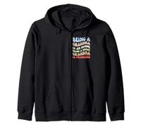 Being Grandma Is An Honor Being A Great Grandma Is Priceless Zip Hoodie