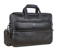BEING IBAN Leather Laptop Bag for Men Women, Premium Laptop Briefcase Fits Up to 15.6 Inch Notebook,Durable Portable Shoulder Messenger Crossbody Bag Carry On Case for Travel Business Office, Brown