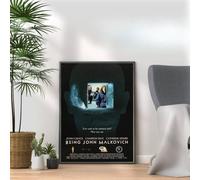 Being John Malkovich, 90s Movie Print Vintage Nostalgic Film Poster, A4 and A3 Size Frame Options, Home, Pub, Café, Bar Decoration Wall Art Print, House gift for movie lovers (A3 Print Only)