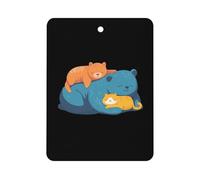 Being Lazing Hanging Car Air Fresheners 1Pcs Aromatherapy Tablets Automotive Fragrance Scented Card Decor Square