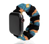 Being Lazing Scrunchies Watch Band Compatible with IWatch Stretchy Elastic Replacement Strap 42mm/44mm