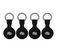 Being Lazing Silicone Case Compatible with Airtag Anti-Scratch Key Chain for Air Tags Shockproof GPS Cover