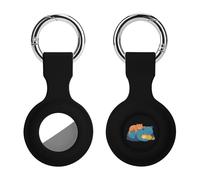 Being Lazing Silicone Case Compatible with Airtag Anti-Scratch Key Chain for Air Tags Shockproof GPS Cover
