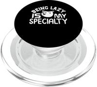 Being Lazy Is My Specialty PopSockets PopGrip for MagSafe