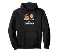 Being Lean Equals Confidence Fitness Quote Pullover Hoodie