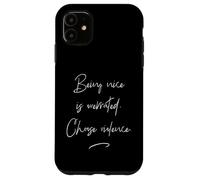 Being Nice Is Overrated Choose Violence | Sarcastic Humor Case for iPhone 11