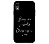 Being Nice Is Overrated Choose Violence | Sarcastic Humor Case for iPhone XR
