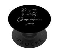 Being Nice Is Overrated Choose Violence | Sarcastic Humor PopSockets Adhesive PopGrip