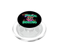 Being Normal Is Boring Extraordinary Colorful Tiger Unique PopSockets PopGrip for MagSafe