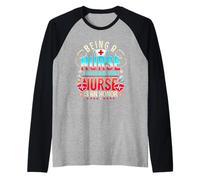 Being Nurse is A Choice Being A Retired Nurse is an Honor Raglan Baseball Tee
