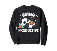Being Productive Panda Bear Sweatshirt