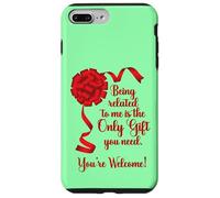 Being Related To Me Is The Only Gift You Need Funny Xmas Case for iPhone 7 Plus/8 Plus