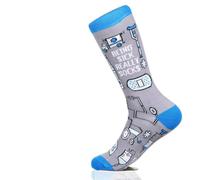 Being Sick Really Socks, Fancy Colorful Cotton Comfy Novelty Funny Dress Socks Unisex, MOOD Patterned Cool Design Gift, Women's 5.5-9.5, Men's 4.5-7.5, Unisex 36-40
