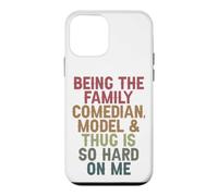 Being the family comedian model and thug is so hard on me Case for iPhone 12 mini