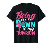 Being Upside Down is My Normal for a Gymnast Value Graphic T-Shirt, Men, Black, L